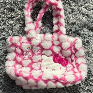 Hello Kitty / y2k Fluffy tote NWOT